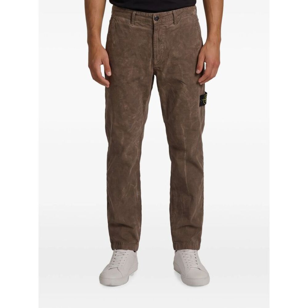 Stone Island Brown Trousers - Regular & Straight-Leg Trousers Men
